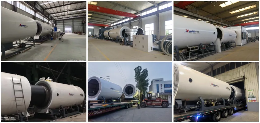 High-Efficiency Computerized HDPE Jacket Pipe Extrusion Line with Vacuum Calibration for Pre-Insulated Pipe Casing Production 3
