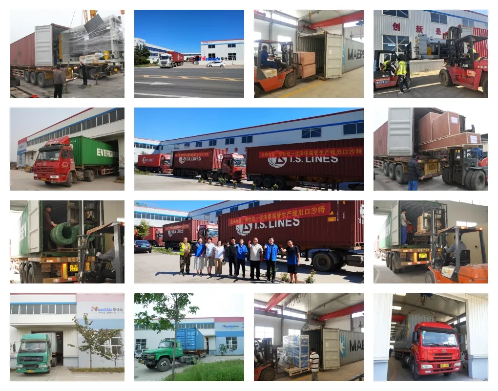 Computerized Control HDPE Outer Protective Pipe Production Line with Effective Thermal Insulation and Dust-Free Planetary Cutting 7