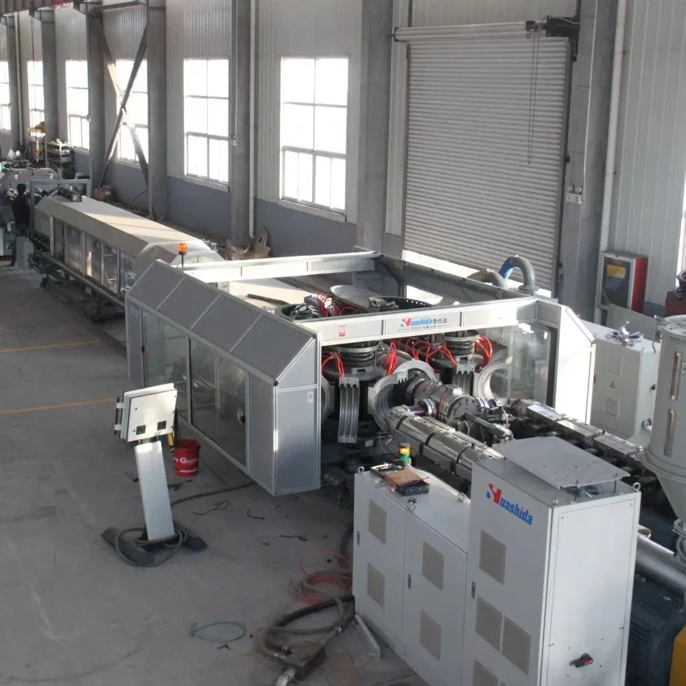 Высокоскоростная водоохлаждаемая двухстенная гофрированная линия для производства труб для водоснабжения, водоотведения и канализации с диапазоном диаметров Φ10мм-Φ1200мм 0