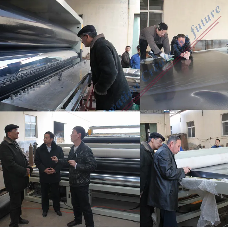 8-Meter Width PE Waterproof Roll Extrusion Line with 0.1-3.0mm Thickness and 1000-1000kg/h Capacity 1