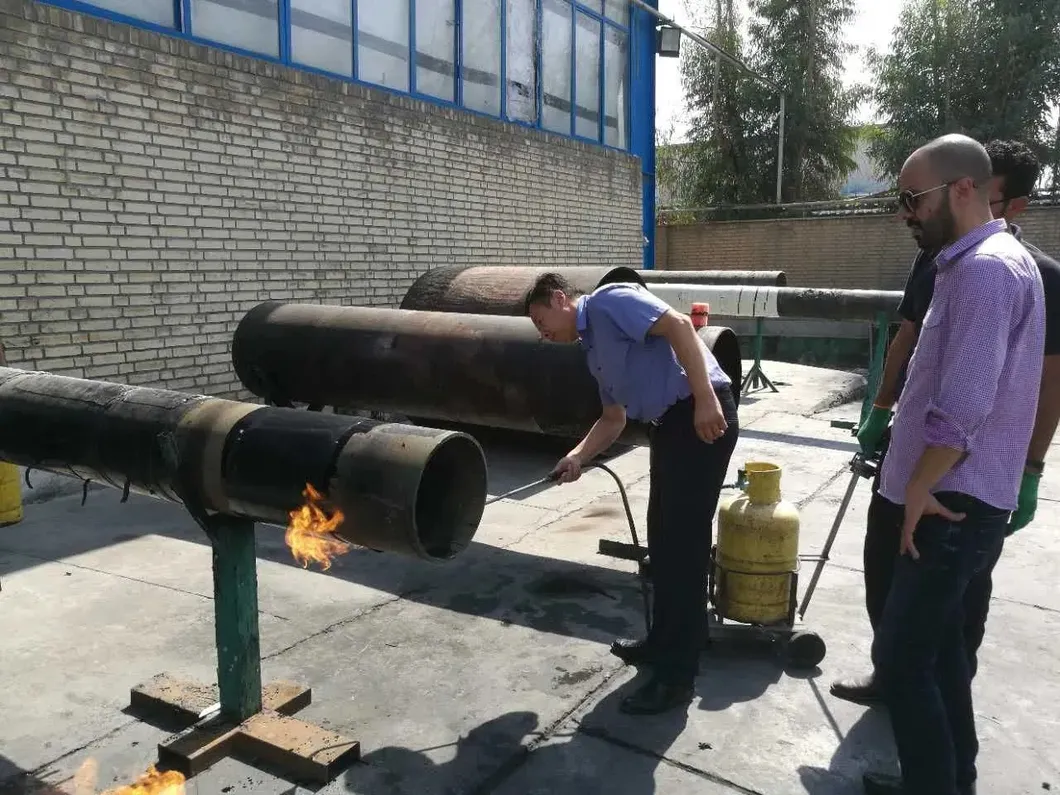 Waterproof Heat Shrink Sleeve with EVA Adhesive for Field Joint Coating in Oil Gas Pipelines 2