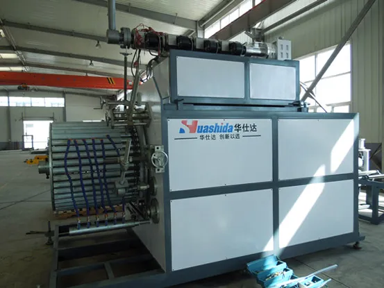 Maschine zur Herstellung von HDPE-Hohlwandschrauben mit Einschrauben-Extruder und Siemens PLC-Steuerung für Rohrdurchmesser von 300-1200 mm 4