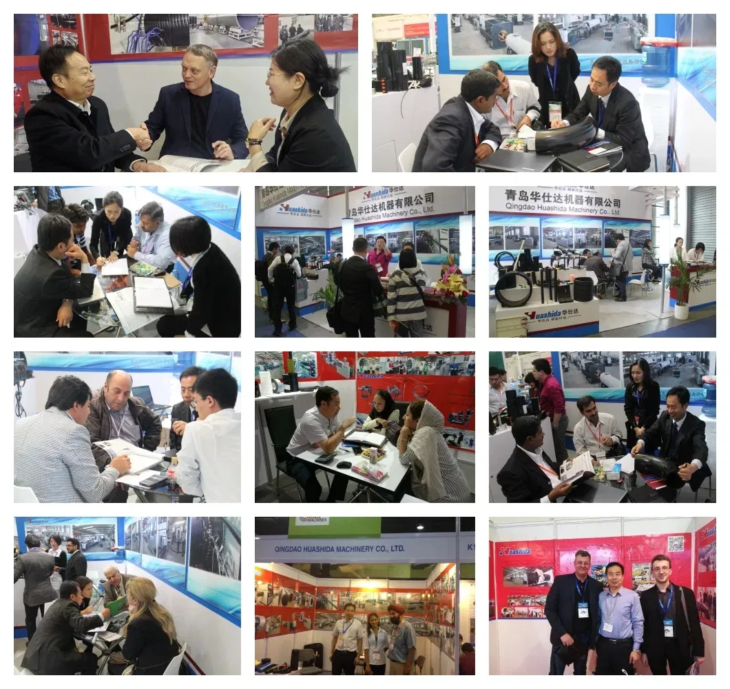 Γραμμή Παραγωγής Σωλήνων HDPE Κοίλου Τοιχώματος με εύρος σωλήνων 200-3000mm και έλεγχο Siemens PLC για σωλήνες με δομή κοίλου τοιχώματος 12