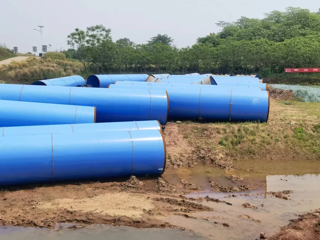 3LPE Coating Pipe Production Line with PLC Control System SA2.5 Clean Level for Internal & External Coating 3