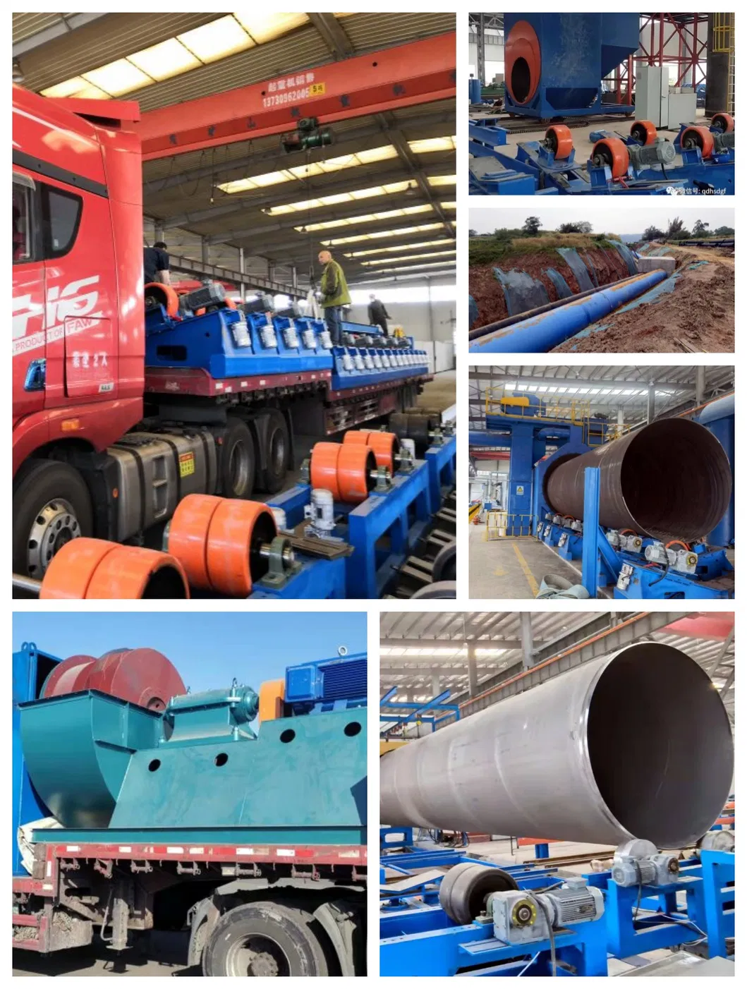 Epoxy Powder Coating Line for Steel Pipes with DN 406mm-1422mm Range, CE ISO RoHS Certified and 200-800um FBE Thickness 6
