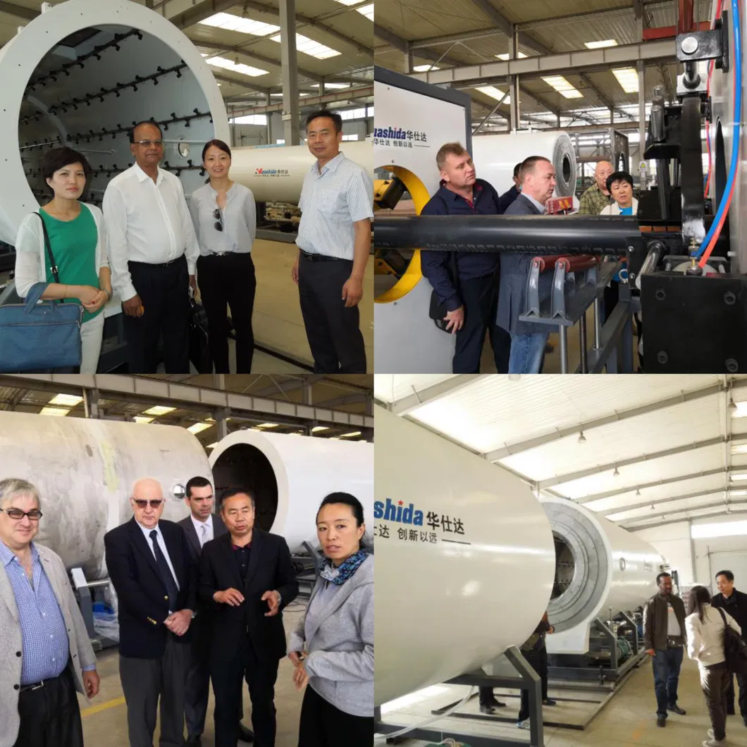 Vacuum Calibration Type Insulated Pipe Production Line, φ1860mm, Full-Automatic with Siemens PLC