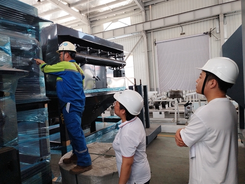 Latest company case about The German Technical Inspection Association came to China across borders to inspect and accept the 3PE anti-corrosion 