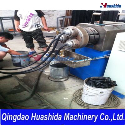 جودة  Nitrile Rubber Foam AC Sponge Thermal Insulation Pipe Extruder Machinery مصنع