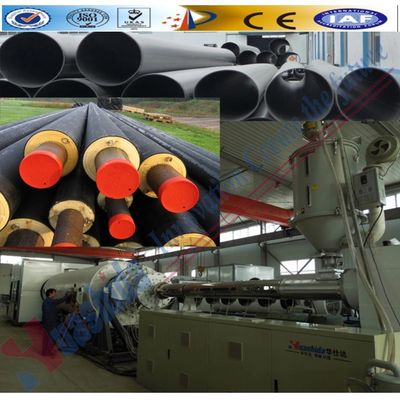 کیفیت  HDPE PE Jacket  Extruder Pipe Making Machine For Plastic  Protective Pipe Production Line کارخانه
