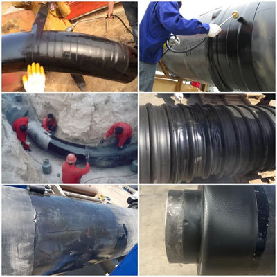 품질  Heat Shrink Sleeve Radiation Cross Linked Polyethylene Hollow Wall Winding Tube 공장