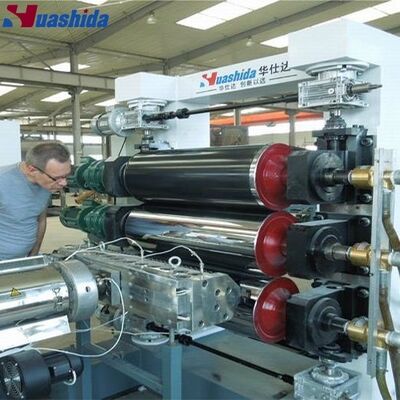 Qualität  Huashida PE PP ABS Plastic Sheet/Board Extrusion Line Fabrik