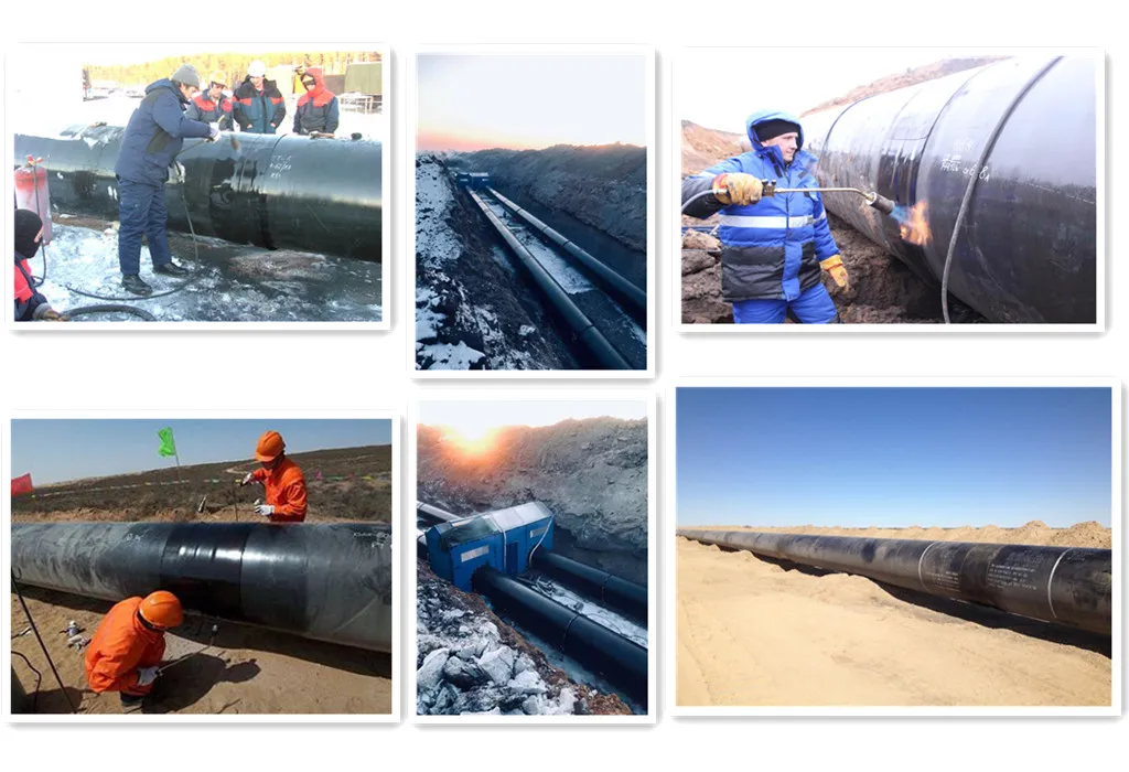 3lpe Pipeline Corrosion Protective Field Welding Coating Wraparound Heat Shrinkable Sleeve