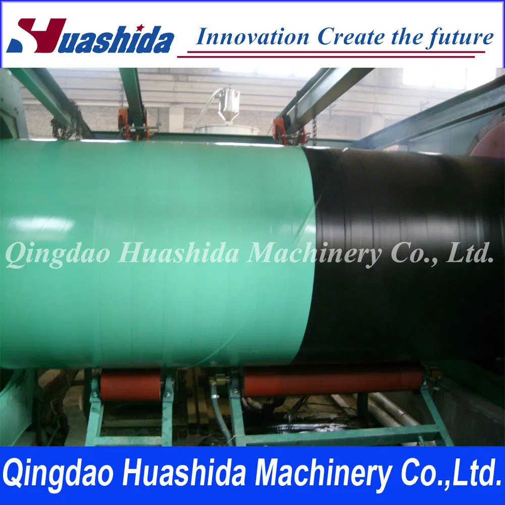 3lpe 3lpp Fusion Bonding Epoxy Coating Plastic Polymer Pretective Layer Steel Pipe Anticorrison Coating Machine