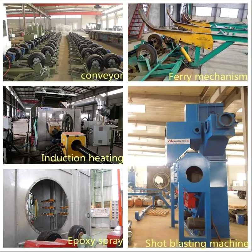 3lpe 3lpp Fusion Bonding Epoxy Coating Plastic Polymer Pretective Layer Steel Pipe Anticorrison Coating Machine