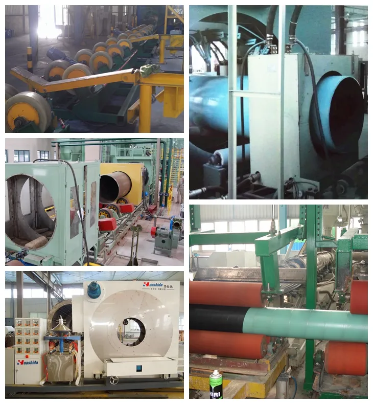 Steel Pipe Oil Gas Pipeline 3PE External Anticorrosion Vus Coating Machine