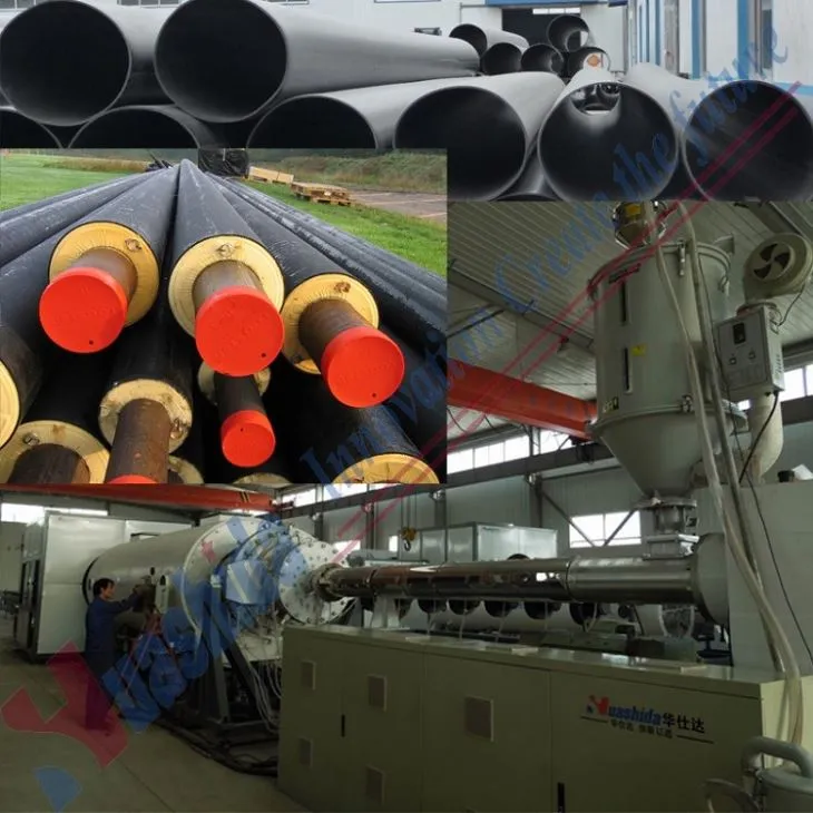 HDPE Jacket Shell Casing Extrution Machinery for PUR Foaming Pre-Insulated Pipe Machine