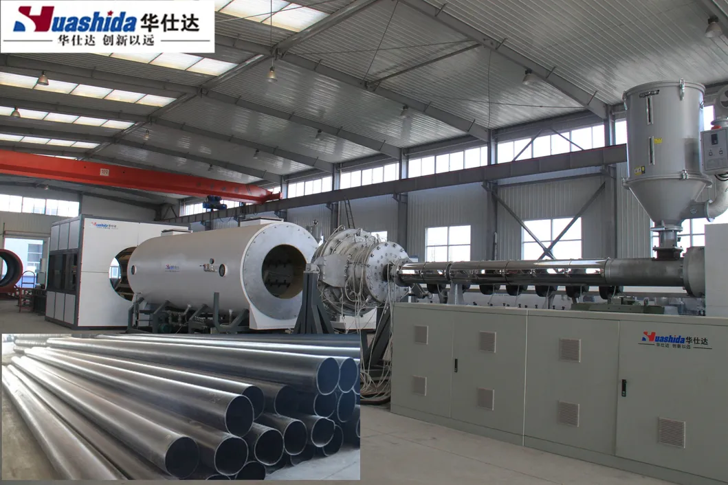 Pre-Insulated Pipe Plastic HDPE PE Jacket Casing Shell Pipe Extrusion Line