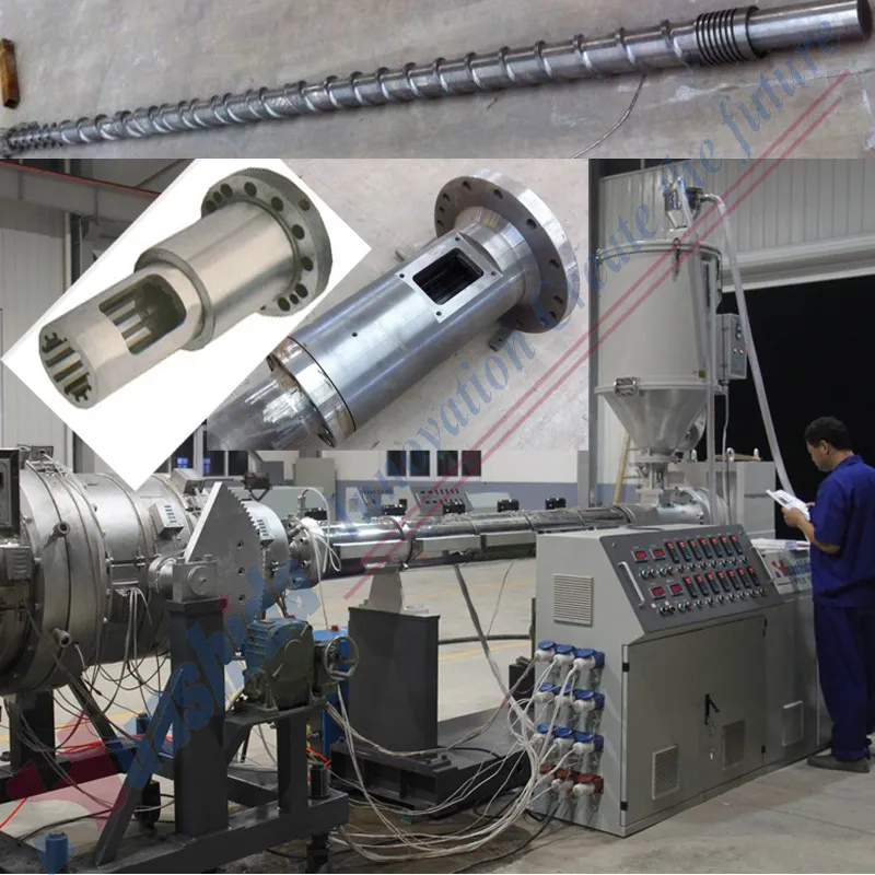 Pre-Insulated Pipe Plastic HDPE PE Jacket Casing Shell Pipe Extrusion Line