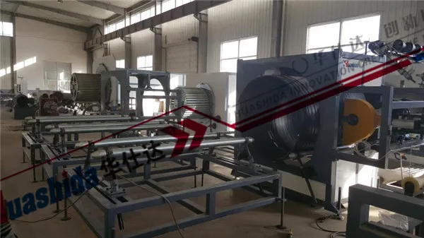 PP/HDPE Double Wall Corrugated Pipe Production Line