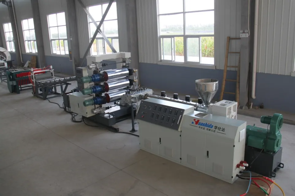 HDPE PP Plastic Sheet 2-22mm Multi Layer Extrusion Line