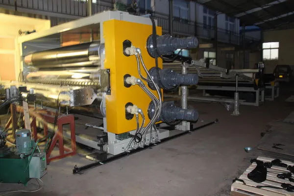 PE HDPE LDPE Geowłóknina Membrana Folia Geomembrana Wykładzina Arkusz Wykładzinowy Linia Produkcyjna do Wytłaczania 3
