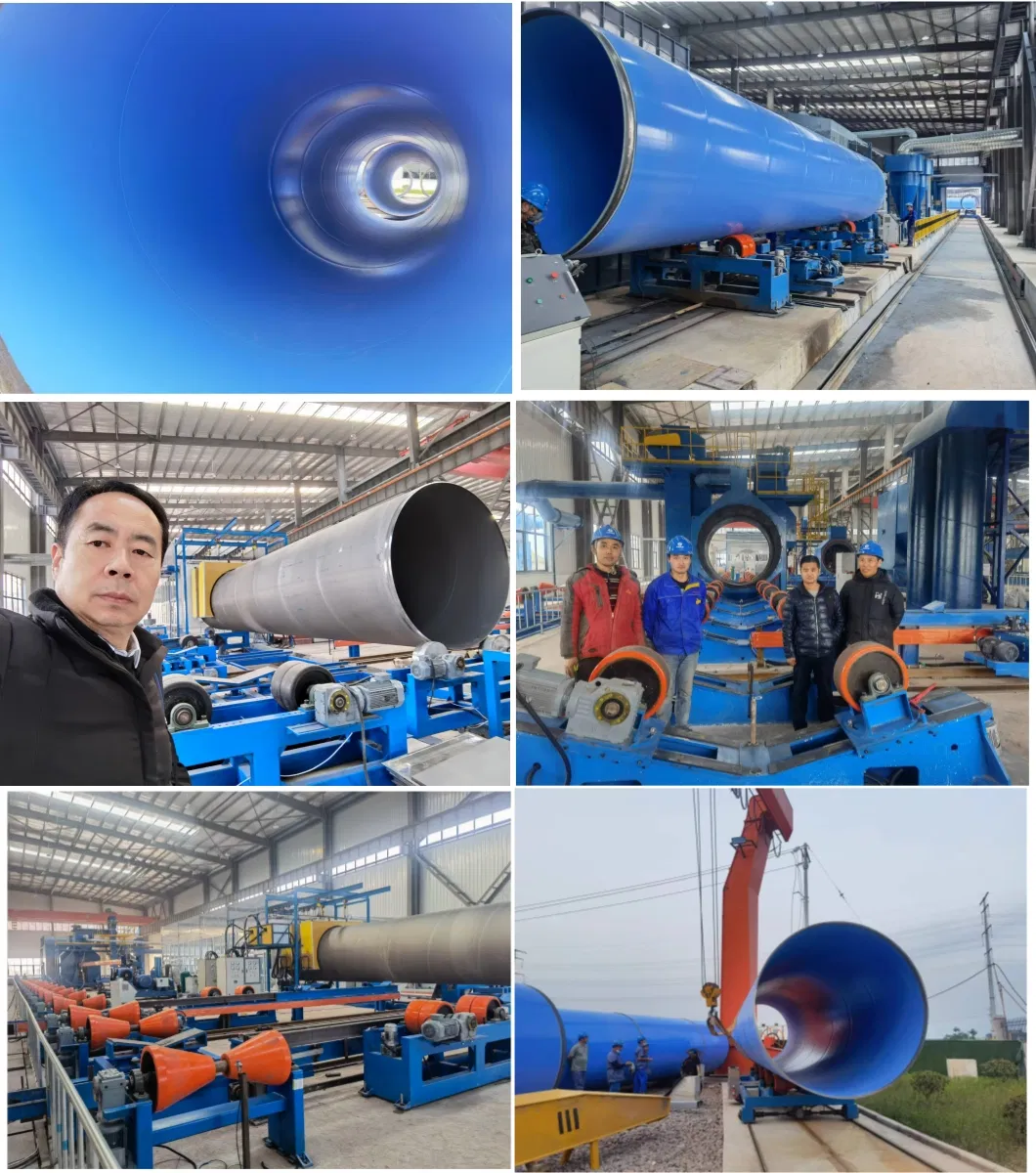 Steel Pipe 3lpe 3PE Fbe Vus Insulation Anticorrosion Coating Line