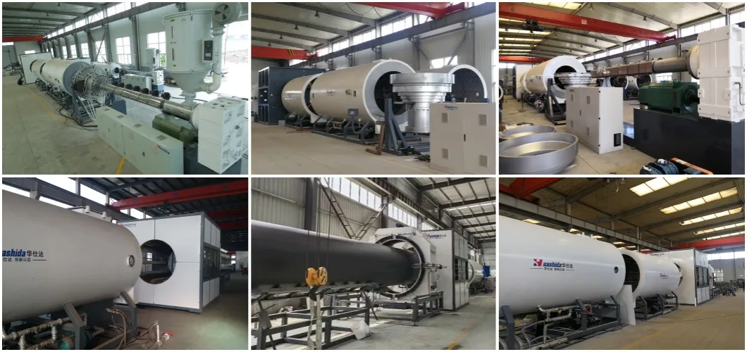 HDPE Plastic Jacket Pipe Pre-Insulated Pipe Casing Extrusion Line