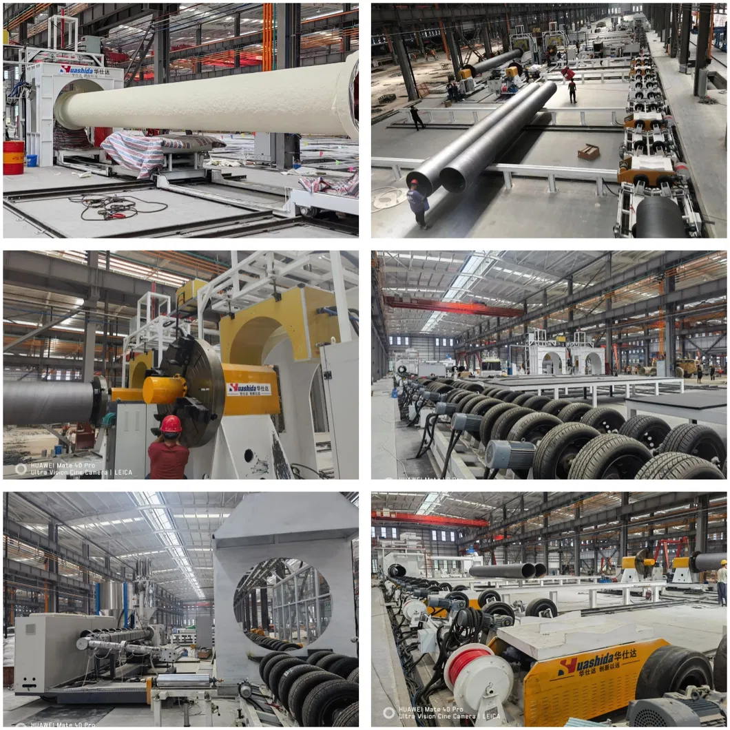 PU Foaming Spray Preinsulation Pipe Continuous machinery