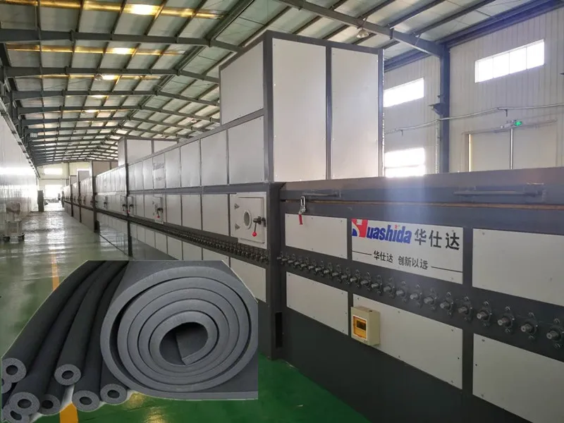 Flexible NBR Rubber&Plastic Foam Tube Insulated Pipe Production Line