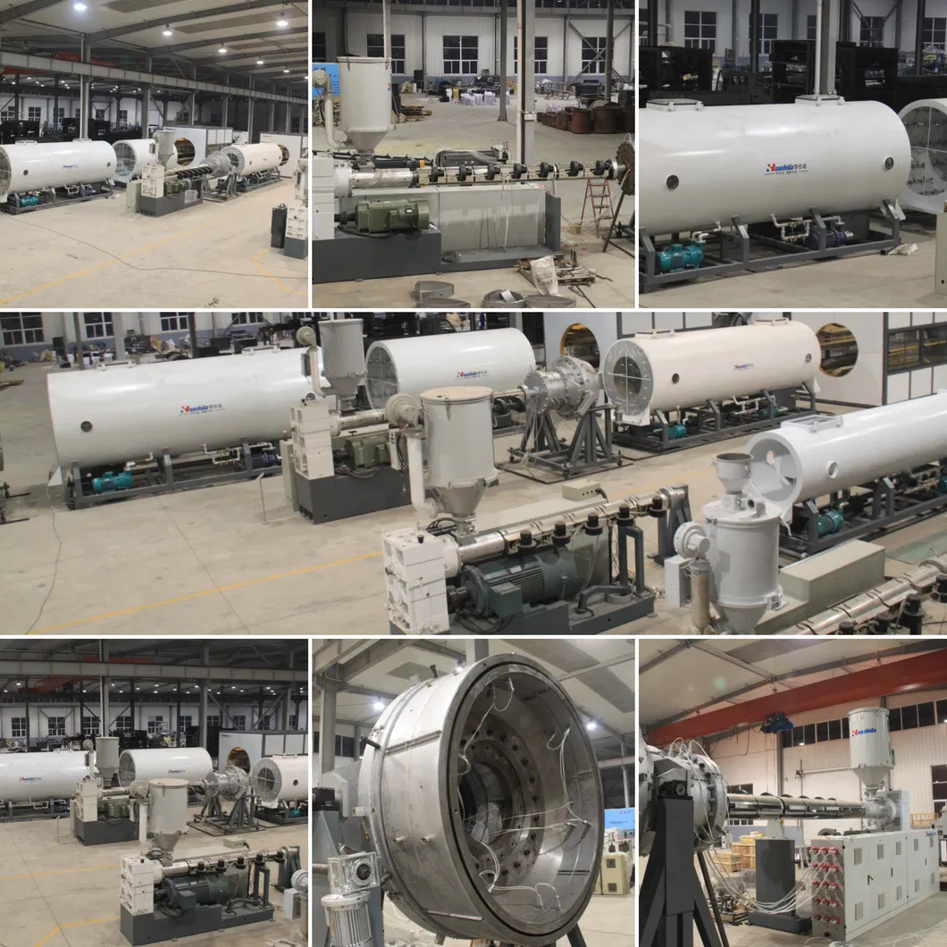 HDPE Plastic Pipe Extrusion Production Line High-Density Polyethylene Extruders Production System