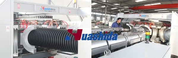 Large Diameter Drainage and Sewage HDPE Double-Wall Corrugated Pipe Production Machine