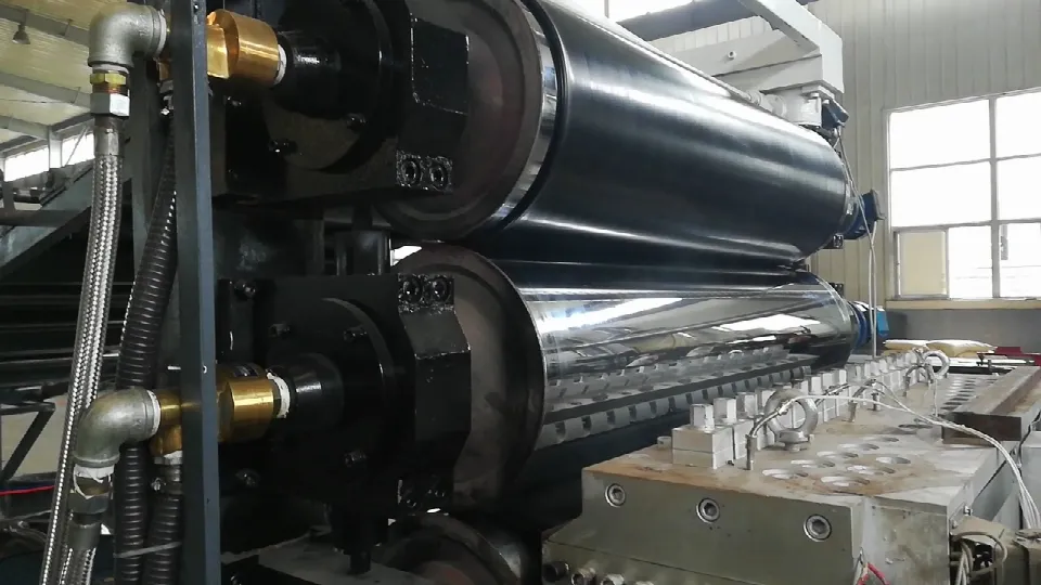 PE/PP/PS/HIPS/ABS/PVC Automatic Plastic Sheet Board Extrusion Extruder Making Machine