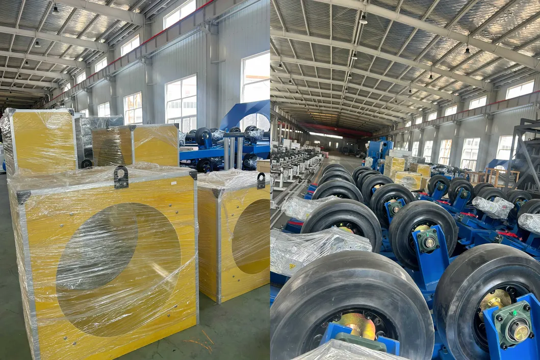 3PE Anti Corrrosive Pipe Machinery Plant with Shot Blasting and Rust Removal