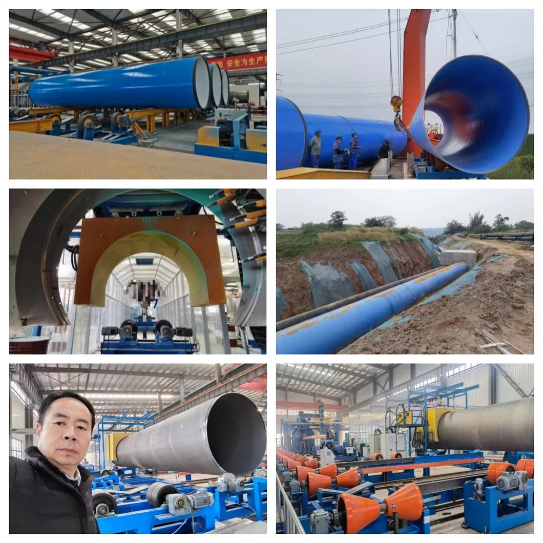 Internal External Fbe / 3lpe Pipeline Coating Machinery for Anti-Corrosion Protection