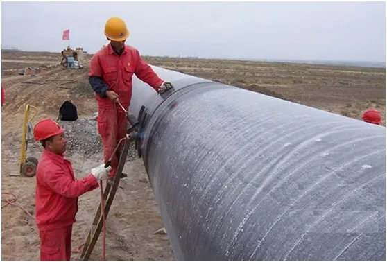 PE Heat Shrinkable Field Coating Material Sleeve for 3lpe Pipe Fittings