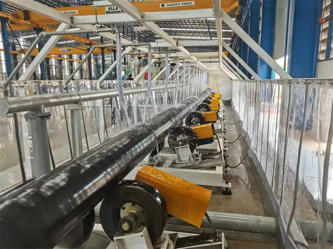 Steel Pipe Internal Fbe External 3lpe Anti-Corrosion Coating Machinery with Extruder System