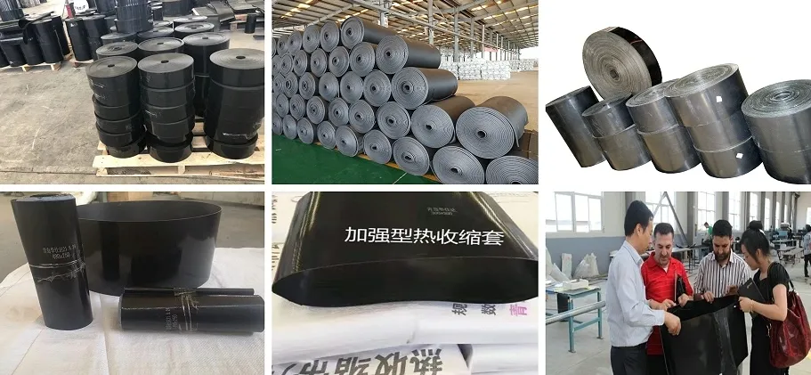 Cross-Linked 3lpe Pipeline Anti-Corrosion Protection Field Joint Wraparound Heat Shrinkable Sleeve 2