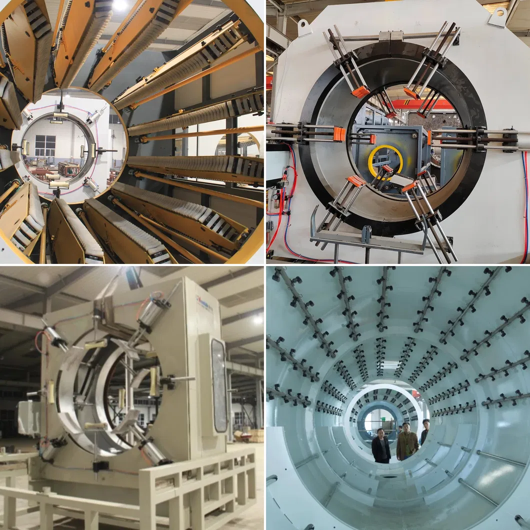 110-2200mm Pre-Insulated Pipe Production Line with Computerized Control and Vacuum And Water Spraying Cooling 3