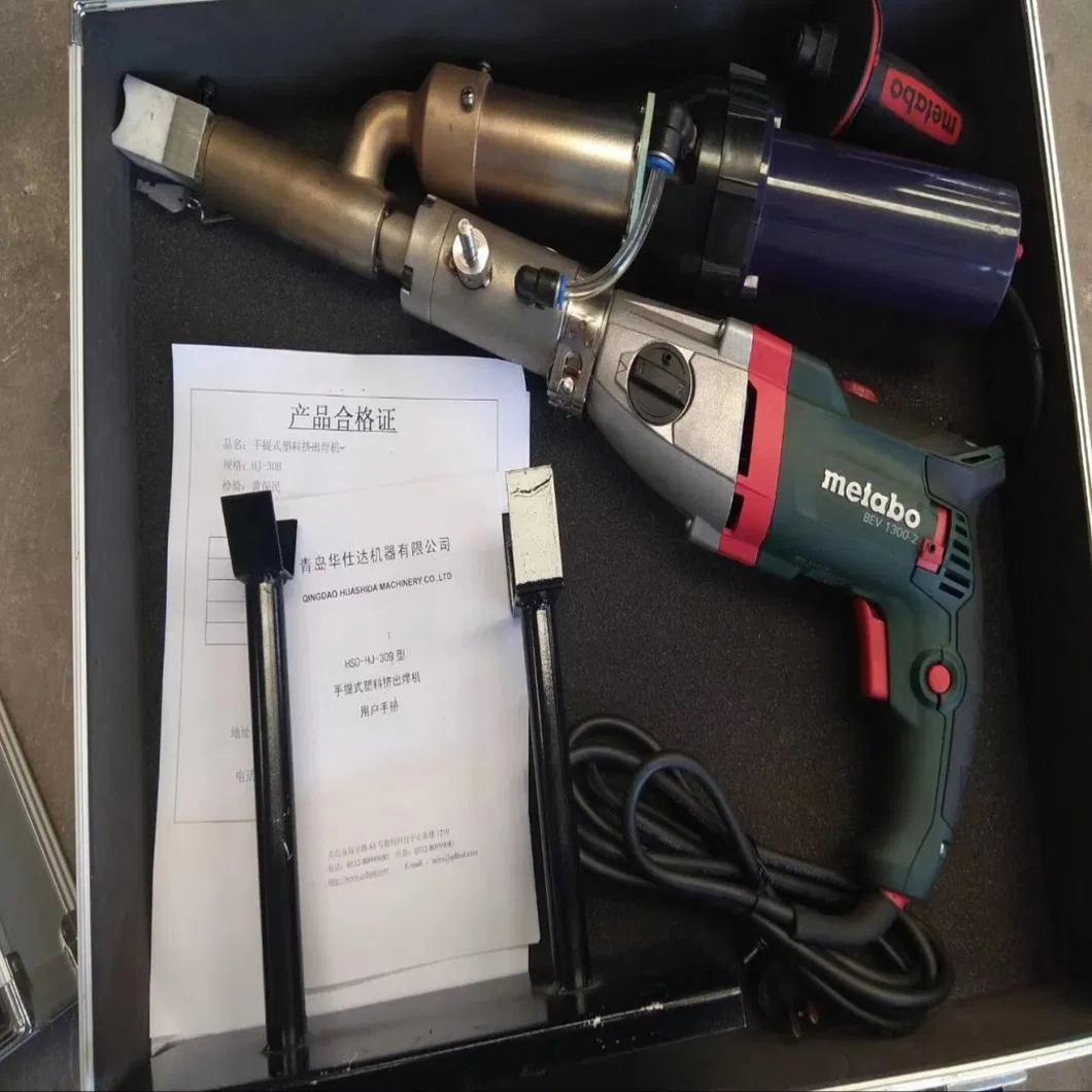 PE PP Extrusion Welder Portable Gun Welding for Joint Metal Pipe Fittings 1