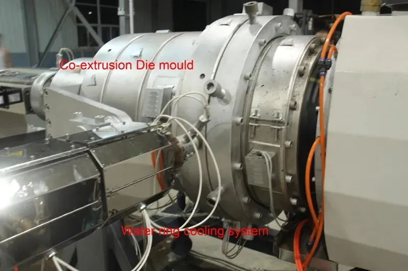 Large Size HDPE Water Gas Supply Pressure Pipe Making Extrusion Line 1