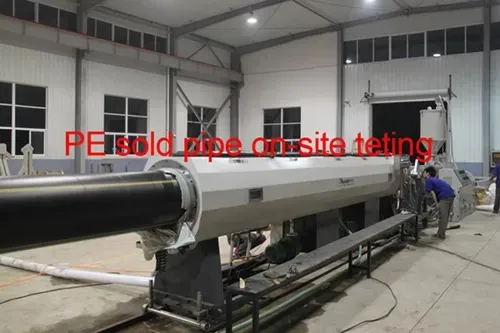 Large Size HDPE Water Gas Supply Pressure Pipe Making Extrusion Line 2