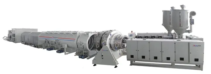Customizable HDPE Soild Wall Water&Gas Supply Pipe Extrusion Line 0