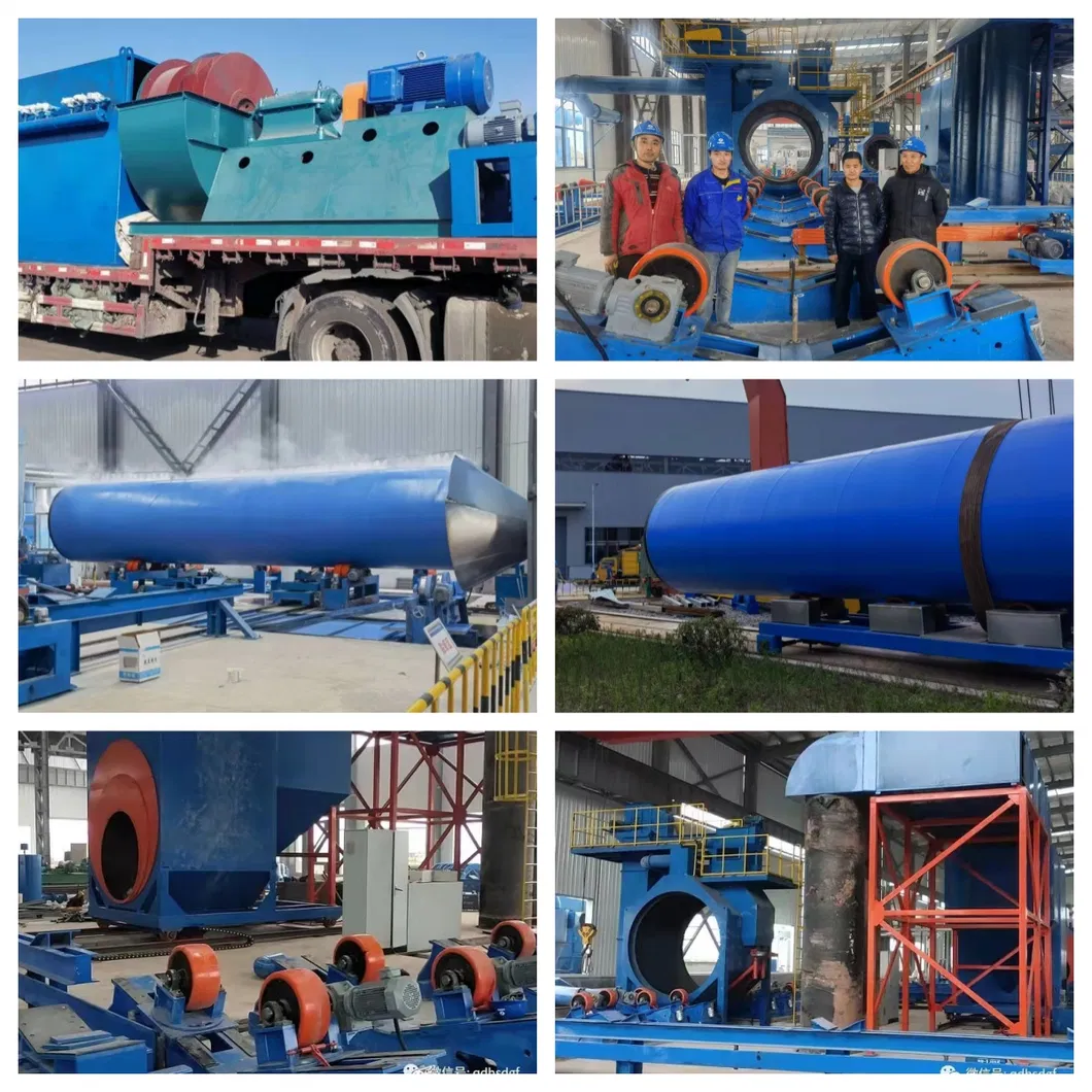 Universal Diameter Pipeline Internal External Epoxy Coating Anti Corrosion Spray Line Equipment 1