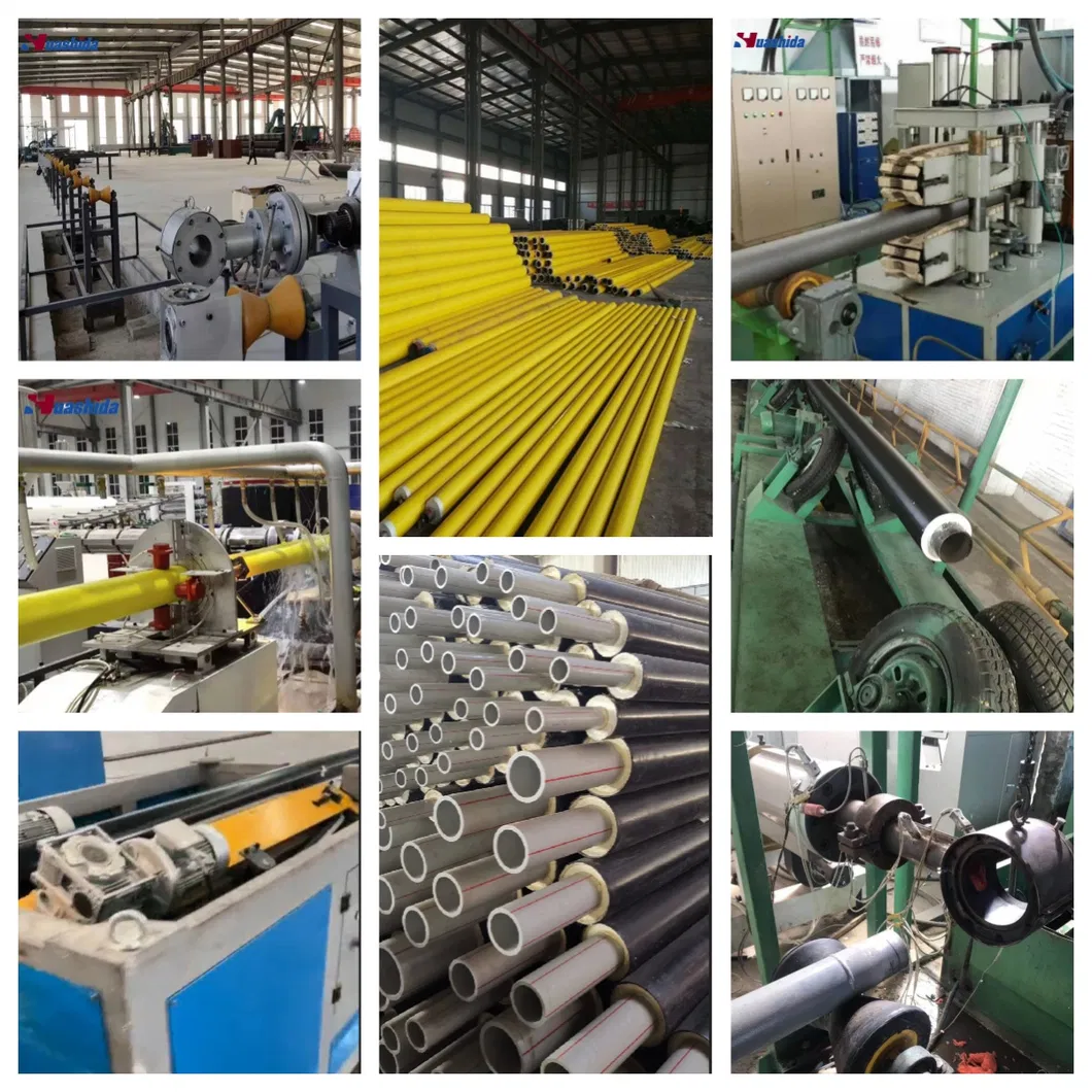 Customized One-Step Coutinued Polyurethane Insulation Pipe Production Line 1