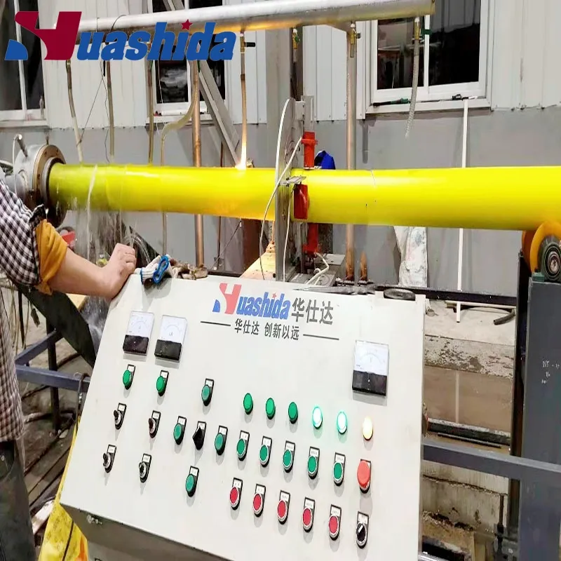 Fully Automated One-Step Polyurethane Pipe Production Line in Heating Systems 0