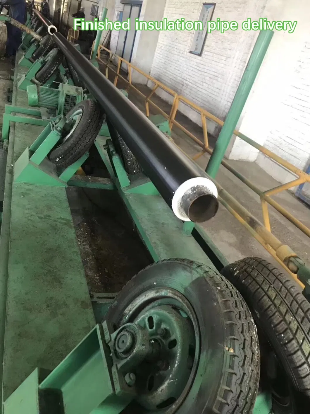 Fully Automated One-Step Polyurethane Pipe Production Line in Heating Systems 4