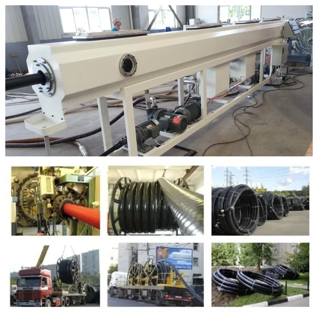 High-Efficiency Pre-Insulation Pipe Machine PE / PPR / Pert Pipe Extruder Production Line 0