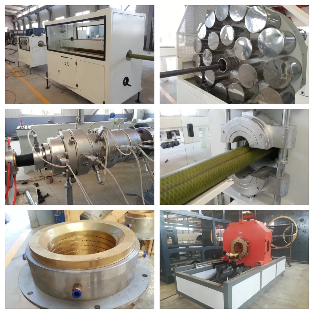 Cold Storage Coal Mines Petroleum Chemical Flexible PERT / PE / PPR Pre-Insulated Pipe Production Line 1