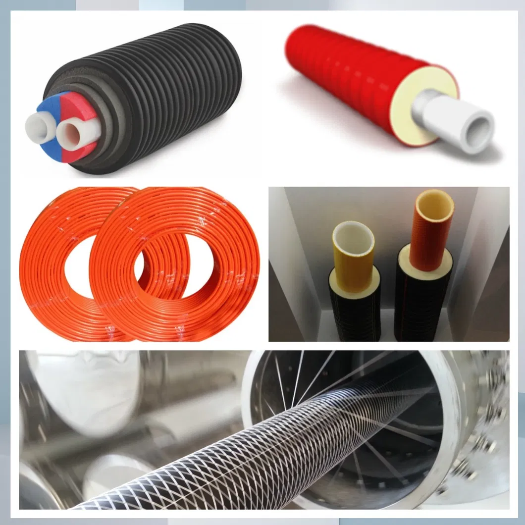 One Step PERT PER Fiber-Enhanced Flexible PU Insulated Pipe Equipment Manufacturer 3