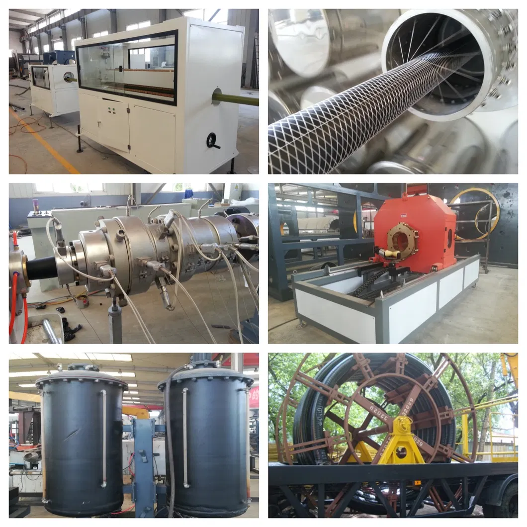 One Step PERT PER Fiber-Enhanced Flexible PU Insulated Pipe Equipment Manufacturer 5